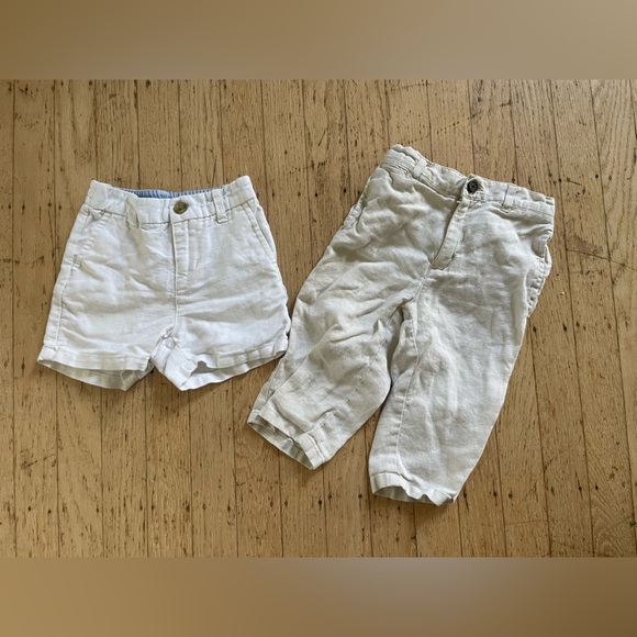 Janie and Jack Linen Shorts and Pants Set - Picture 2 of 9